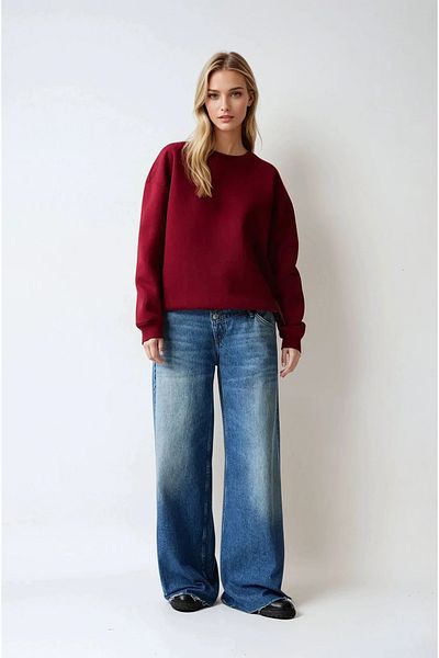 Hiccup Oversize μπλούζα με φούτερ basic