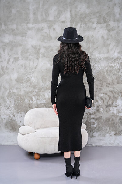 BEMOL GİYİM Corded Knitwear Dress