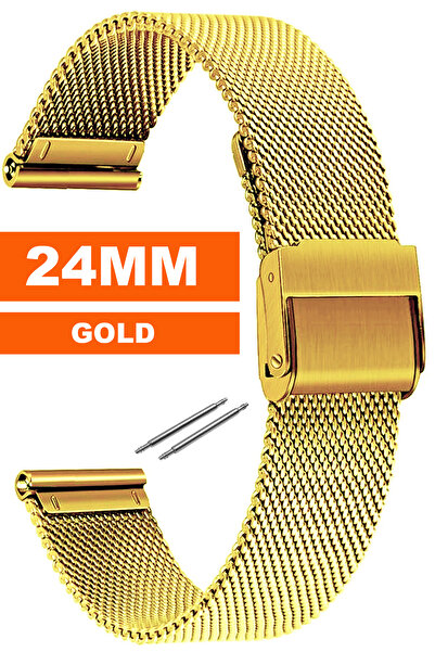 Trendburada 24mm Fossil-welder-wesse-casio-armani-omega-seiko-tissot Saat Uyu...