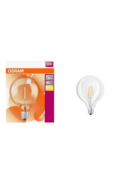 Homelux Led Bulb Star Cl Globe125 Wire 60 Non-Dim 6.5W/827 E27