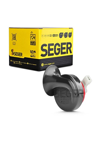 Seger -60B Salyangoz Korna 12V (Dadat), İnce Ses ,Jpt Soket (Dacia, Renault, ...