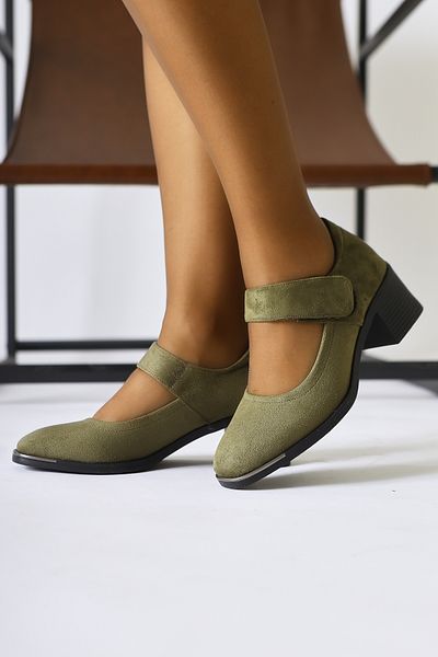 Limoya Rosaria Khaki Suede μονό λουράκι χαμηλού κοψίματος casual παπούτσια Γυναικεία casual παπούτσια