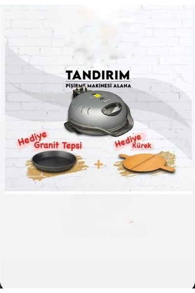 HSR HOME&LIVING TANDIRIM Çok Amaçlı Elektrikli Fırın (Granit Tepsi - Pizza Kürek Hediyeli)