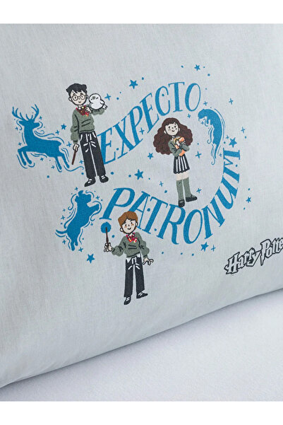 LC Waikiki Lcw Home Grey Harry Potter Printed Pillowcases Set of 2 50X70 cm