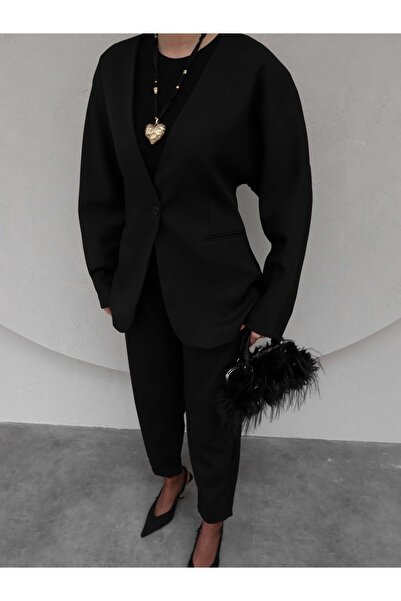 ESRAHELVACI Seated Waist Jacket Pants Set