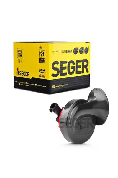 Seger -60B Salyangoz Korna 12V (Dadat),Kalın Ses,Delphi 1541 Soket (Fiat,Ford...