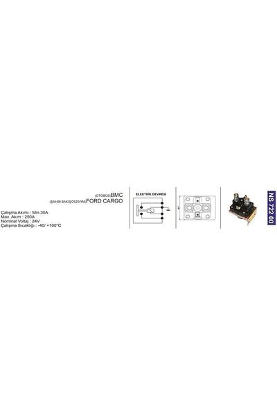 NESAN 24V Bmc.Bus-Ford Cargo Starter Relay - Field View, Ford Cargo Ym. 53Rs 301033   - Ns72200