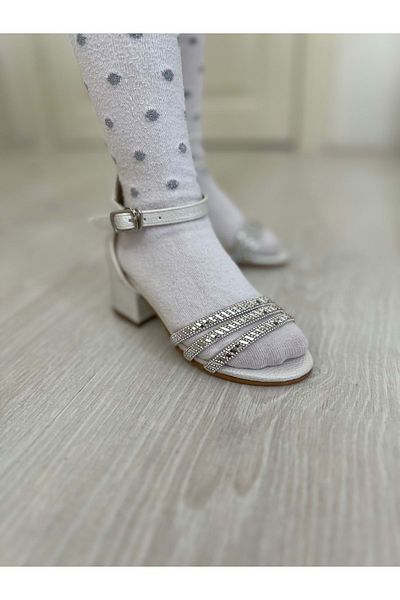 Pabuçhan Ayakkabı&Çanta Pantofi de seara pentru fete cu toc 1262