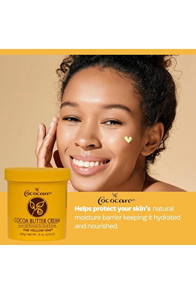 Cococare كريم مرطب للجسم بزبدة الكاكاو للبشرة الجافة، 15 أونصة سائلة