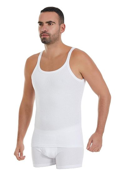 Yıldız İç Giyim Yıldız 310 Men's Camisole Ribbed Body Undershirt