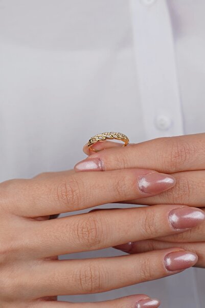 Arpaş 14 Ayar Altın Zincirli Taşlı Gurmet Yüzük 620