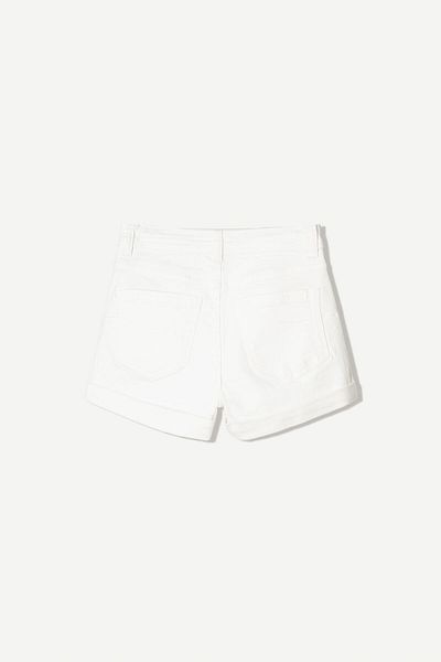 Bershka Roll-up denim shorts