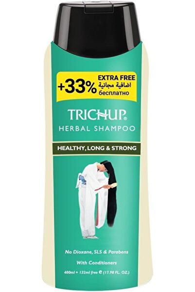Trichup تريشوب الشامبو العشبي لشعر صحي طويل وقوي 400 + 132 مل مجانا