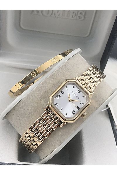 Homies Homi̇es Wristwatch Steel Bracelet with Gift Hmsby- 202502618