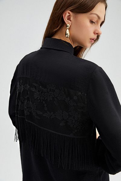 Touché Privé Lace Detailed Shirt Design
