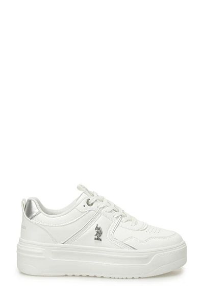 U.S. Polo Assn. Pantofort de damă CLARKE 5FX alb