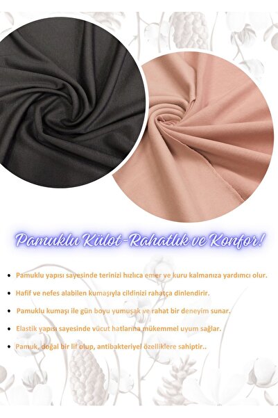 red iç giyim Висока талія Бавовняні великі розміри Жіночі трусики 7 штук в упаковці (BATTAL BOY)