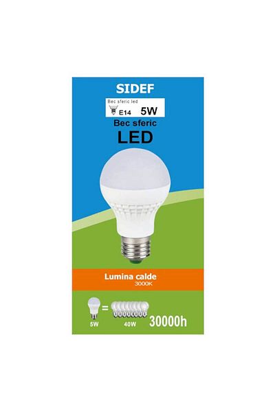 Homelux Spherical LED Bulb, 5W, E14, Sw