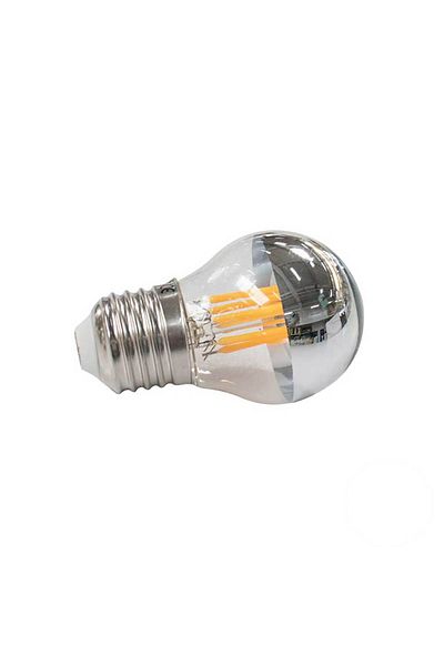 Homelux Filament Led Bulb 6W, E27, 480 Lm, Half-Silver Type, G45-6Lws