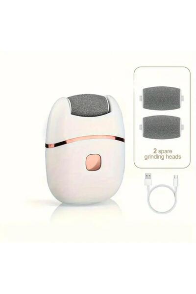 miatamer Elektrikli Şarjlı Ayak Bakım Makinesi ,ayak Topuk Ölü Deri Temizleme Makinesi(3 ADET BAŞLIKLA)