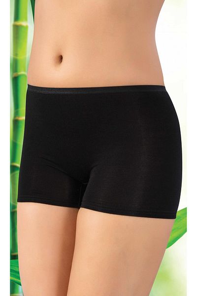 LÜXDRM Boxer de lux Drm 3500 pentru femei din 3 piese din bambus non-mark negru-alb-brun