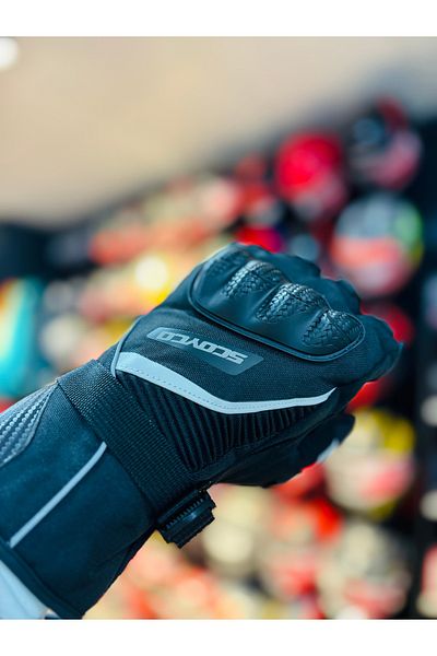 Scoyco Mc83 Winter Motorcycle Gloves (Black-Grey)