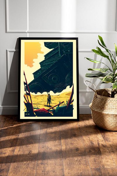 Saturn Pictură înrămată Star Wars - Pictură poster Space Wars Fim