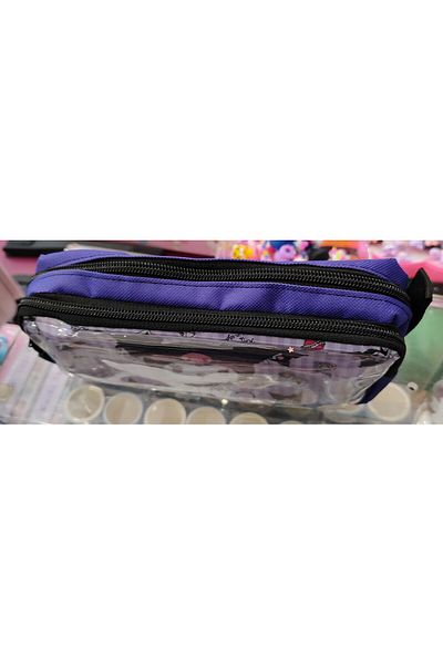 bundle island Children's Sequin Pencil Case with Kuromi Figure - Two Sections Krm7100