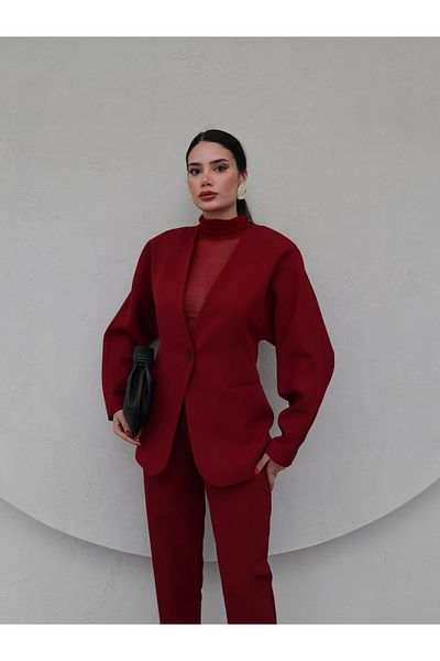 ESRAHELVACI Seated Waist Jacket Pants Set