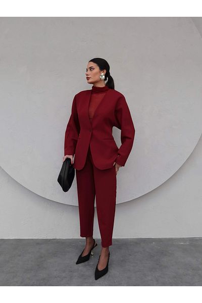 ESRAHELVACI Seated Waist Jacket Pants Set