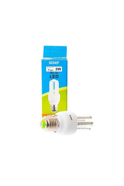 Homelux LED bulb 3U, E27, 3W, Lw