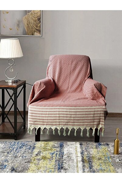 Bumedo غطاء كرسي بذراعين فردي مقاس 180x150 مقاس كبير 100% قطن منسوج - بلاط