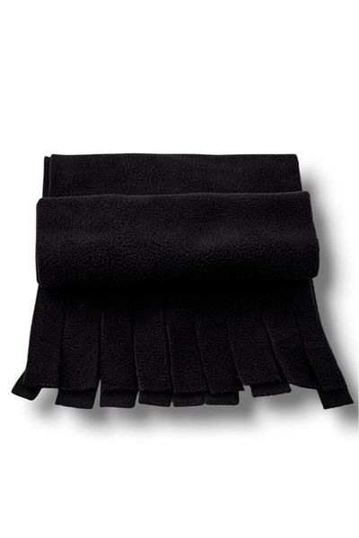 Eke Tekstil Eșarfă unisex din lână neagră
