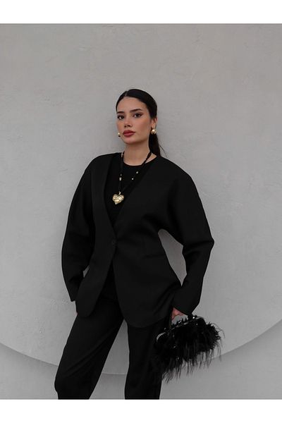 ESRAHELVACI Seated Waist Jacket Pants Set