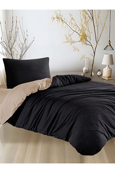 uykulife home collection Uykulife PERSONALITATE DUBLĂ cu cearșafuri BEIGE NEG...