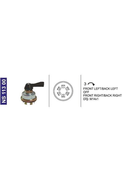 NESAN Sinyal Anahtarı Fıat Traktör 480-640-Hattat Tarım/Unıversal 4159884 - NS11300