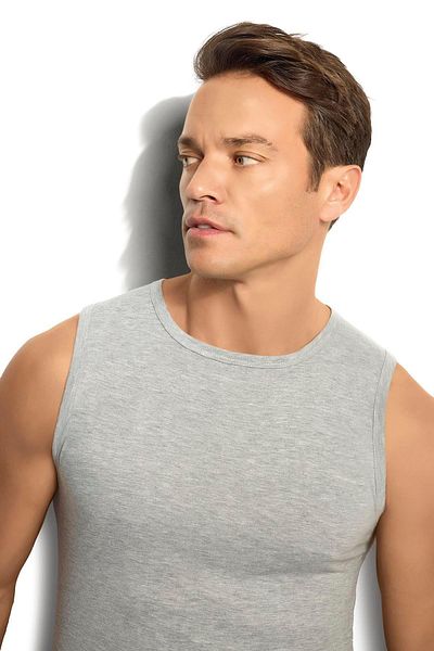 Jiber 114 Men's Cotton Crew Neck Undershirt 1 Piece