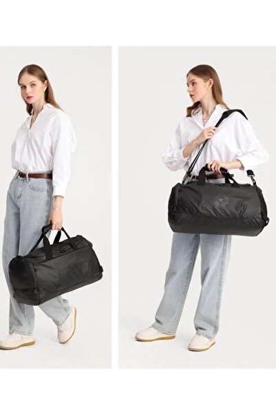 SMART BAGS Crinkle Black Unisex Sports Torba si SMK MT-3122