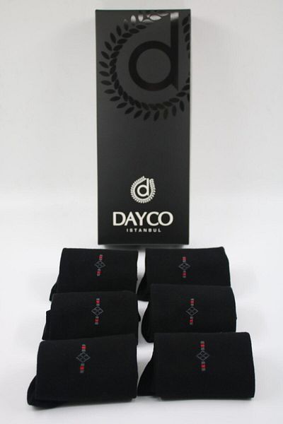 DAYCO Ανδρικές χειμερινές ανδρικές κάλτσες μπαμπού Premium Classic Long Size Μαύρο Χρώμα