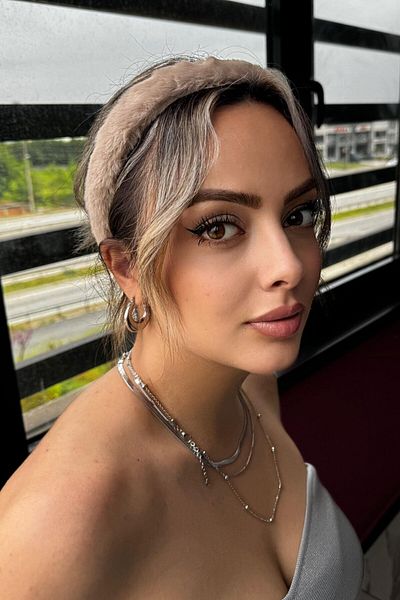 TAKIŞTIR Кафява плюшена корона