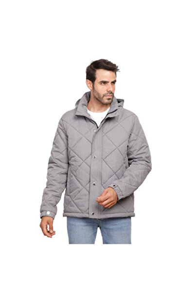COUP - جاكيت رجالي كاجوال بأكمام طويلة 1700198-رمادي M