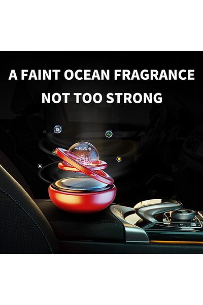 AWH Car Air Freshener Solar Energy Air Purifier, Auto-Rotation, Multicolor, Interior Decoration
