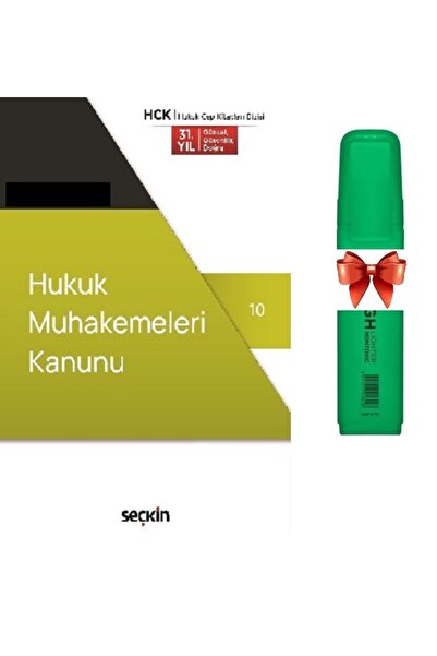 Seçkin Yayıncılık Hukuk Muhakemeleri Kanunu (Cep Kitabı)(Fosforlu Kalem Hediy...