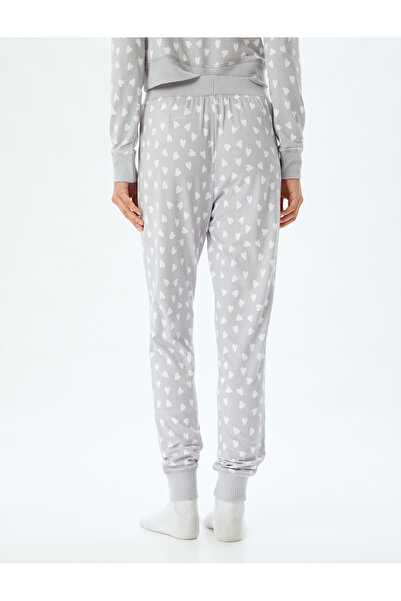 Koton Polar Kalpli Jogger Pijama Altı Beli Bağlamalı