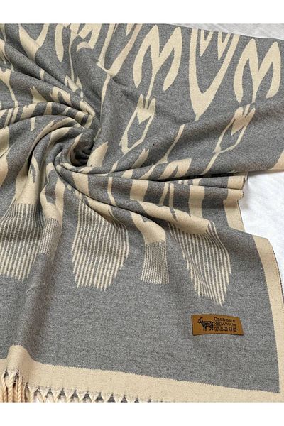 AWAM SILK Atlas Inspired Soft Textured Scarf Shawl & Shoulder Shawl 190*65