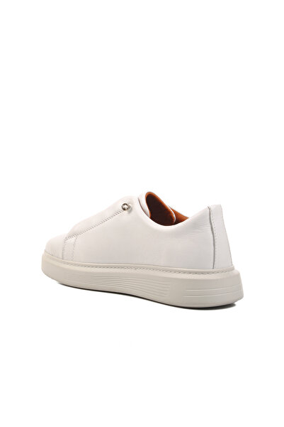 Pierre Cardin White Genuine Leather Men's Casual Shoes 62113 m