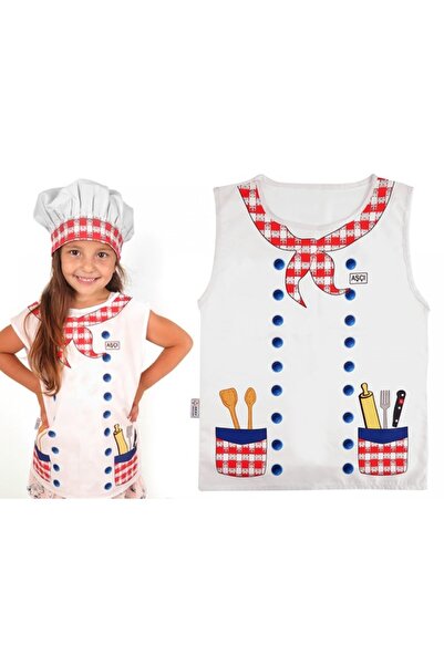 ANADOLU OYUNCAK Aşçı Kostümü Mp Şapka
