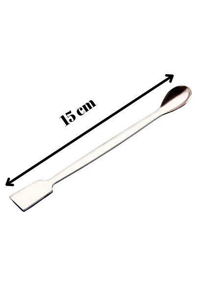 Mr. Crowley Spatül Kaşıklı ve Düz 15 cm uzunluk Laboratuvar Kullanımı İçin Öğrenci Tipi