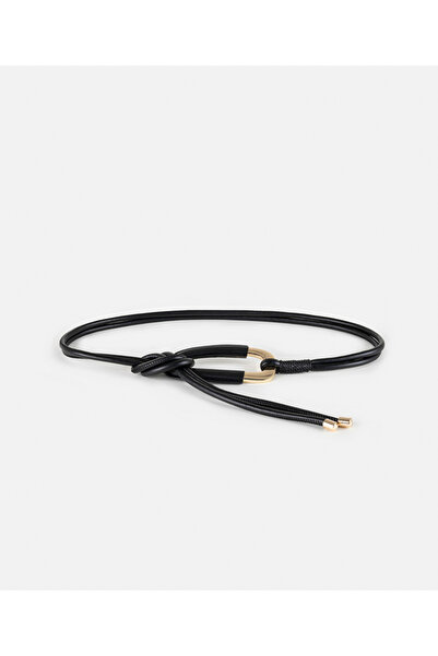 İpekyol Metal tokalı ip kemer