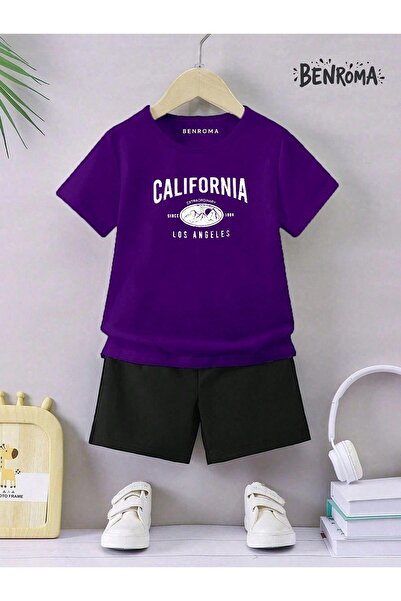 BENROMA Unisex Παιδικό Σετ Σορτς - Character Printed